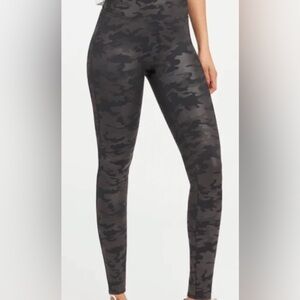 Spanx Black Camo Leggings